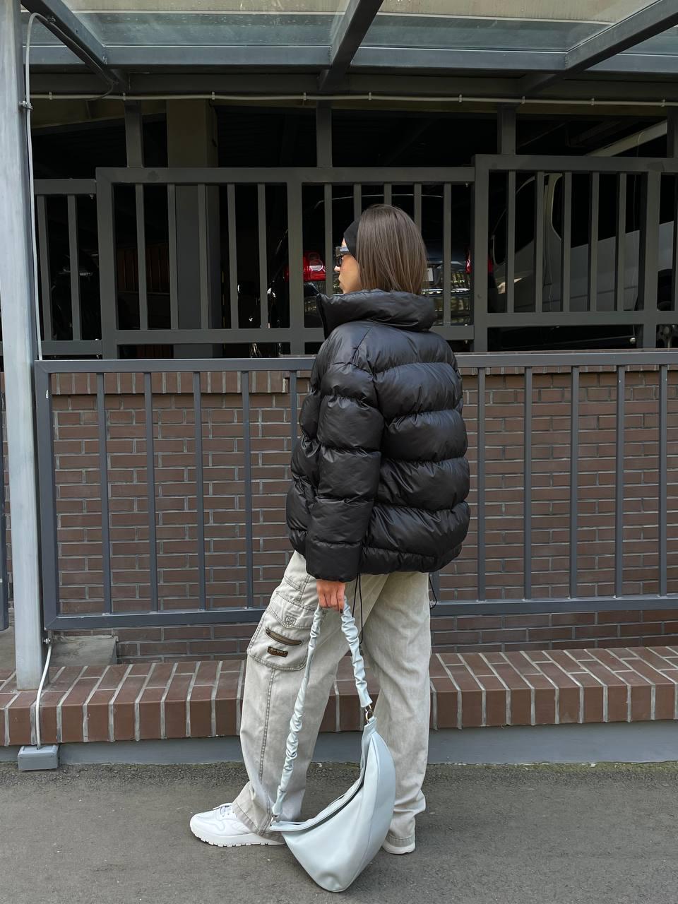 Black Winter Puffer Jackets for Women Y2k, Quilted Puffer Black Winter Puffer Jackets for Women Y2k, Quilted Puffer
