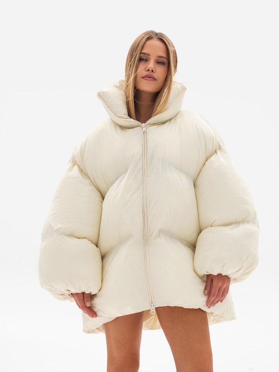 ジャケット・アウター LYFT OVERSIZE PUFFER JACKET IVORY Oversize Puffer Jacket - Ivory – LÝFT