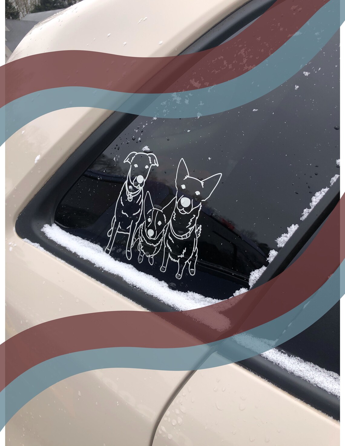 Custom Pet Car Decal/Custom Pet Sticker/Vinyl Sticker/Vinyl Etsy
