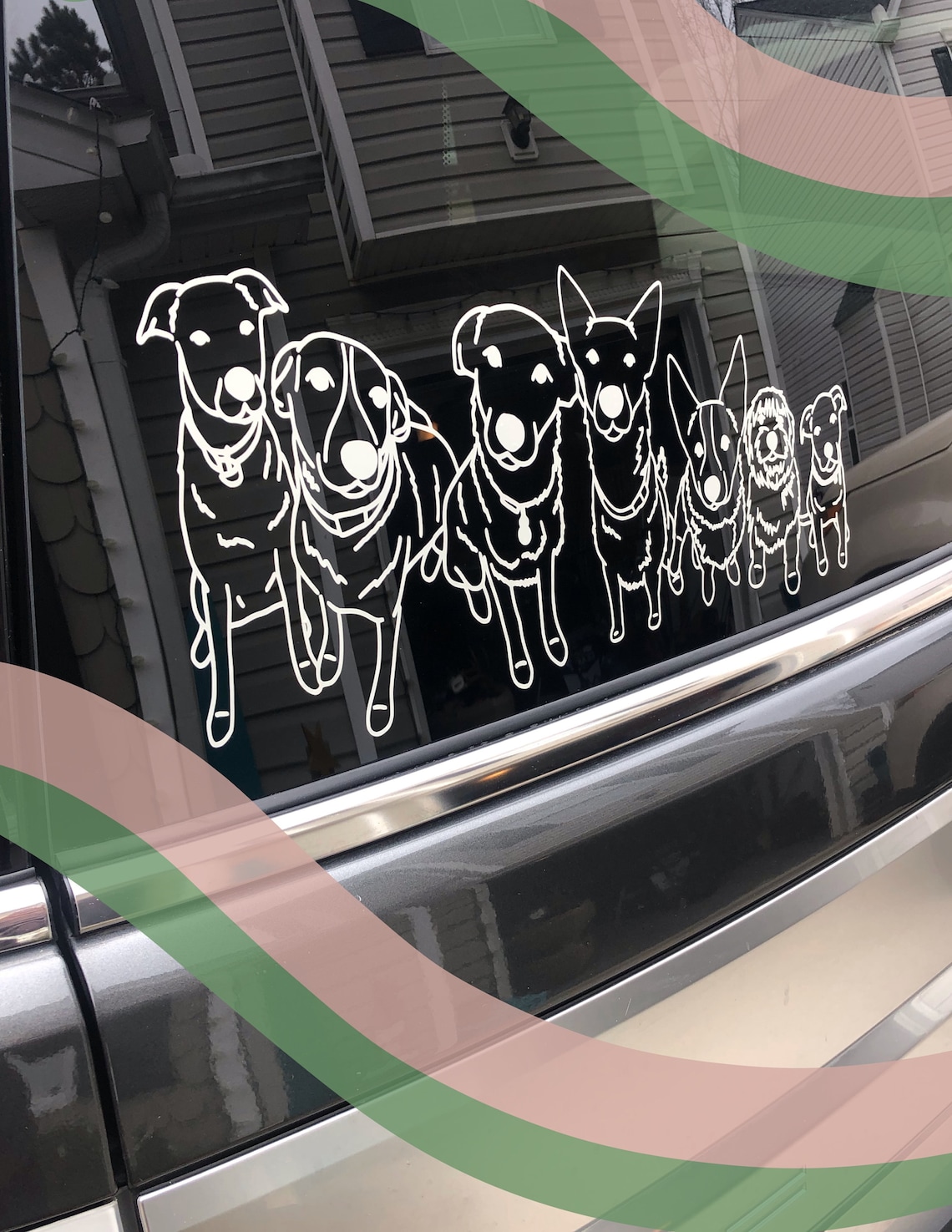 Custom Pet Car Decal/Custom Pet Sticker/Vinyl Sticker/Vinyl Etsy