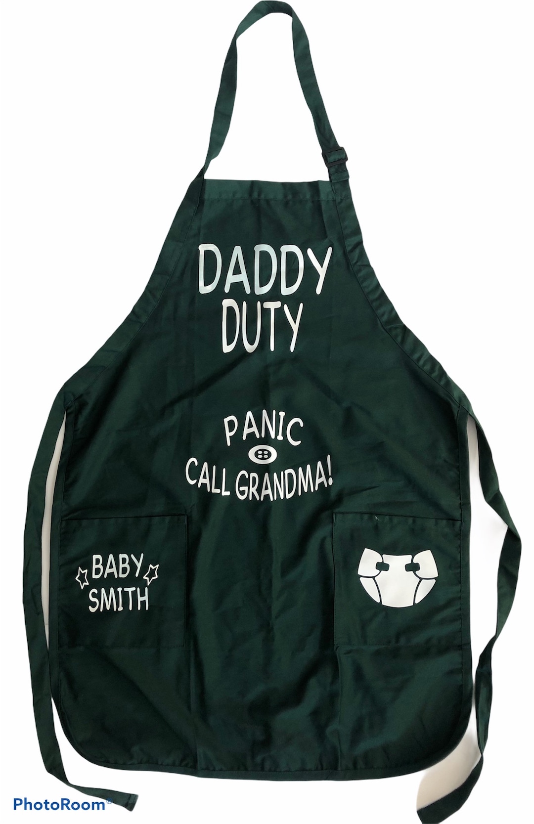 Daddy Duty Apron, Diaper Duty Aprons, Dad Apron, New Dad Gift, Funny