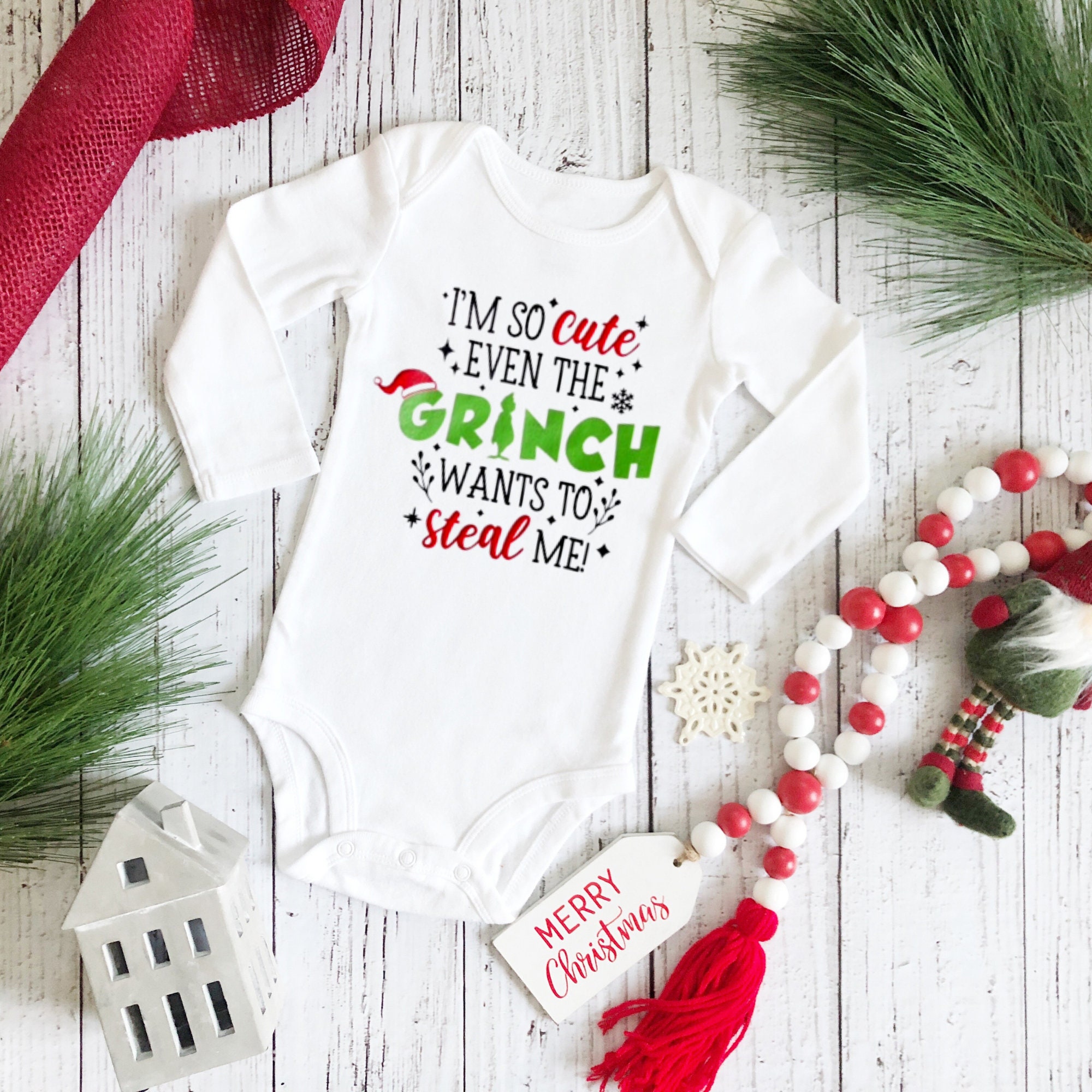  elope Dr. Seuss The Grinch Santa Costume for Infants, Baby  Grinch Christmas Onesie, Grinch Outfit for Babies 1st Christmas 0/3MO :  Clothing, Shoes & Jewelry