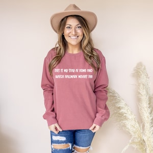 This is My Stay at Home and Watch Hallmark Movies Tee, Hallmark Christmas Tee, Christmas Movies Tee, Holiday Spirit Shirt