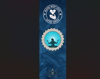 Yoga Printable Bookmark - Instant Download Bookmark