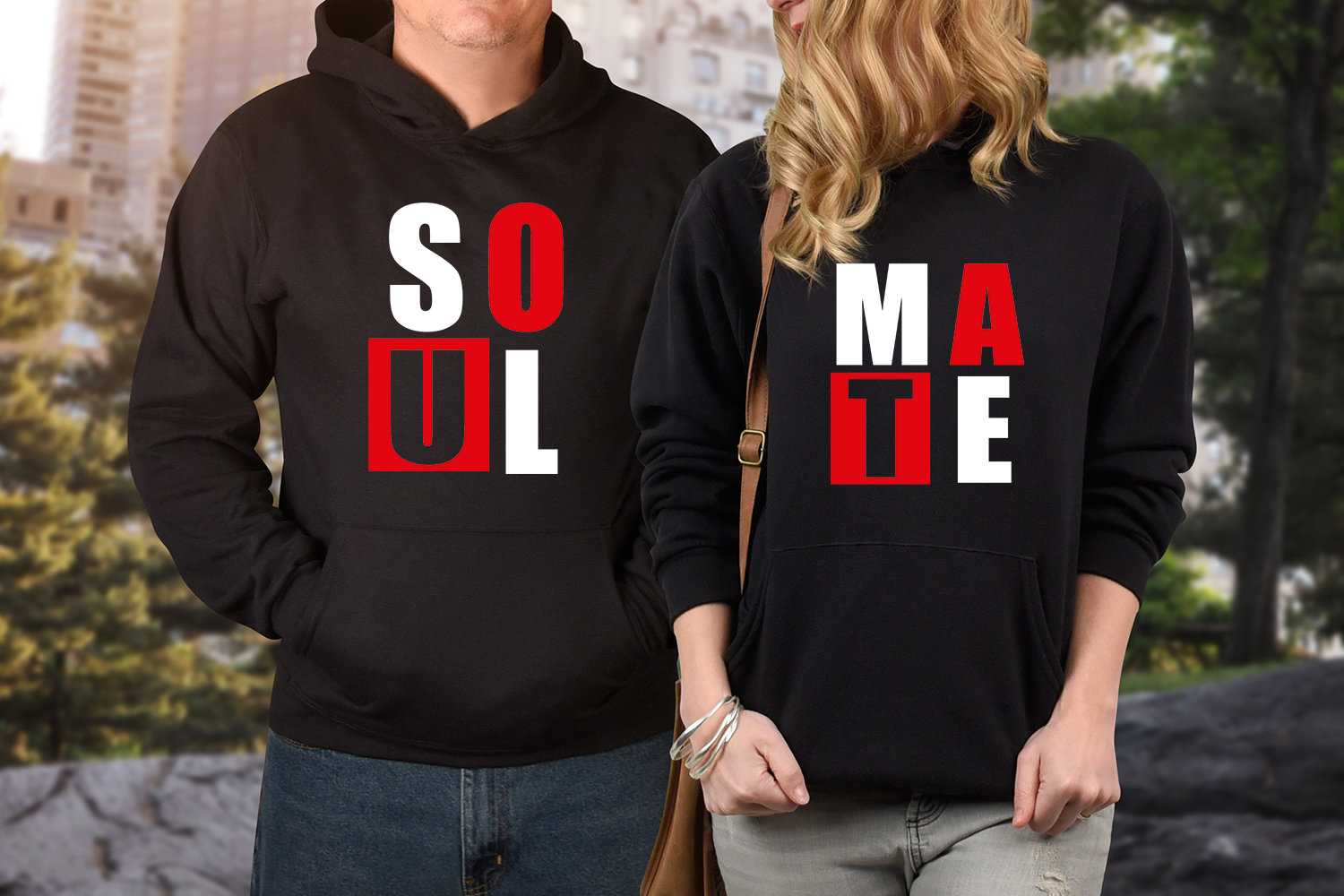 matching hoodies and sweatpants for couples