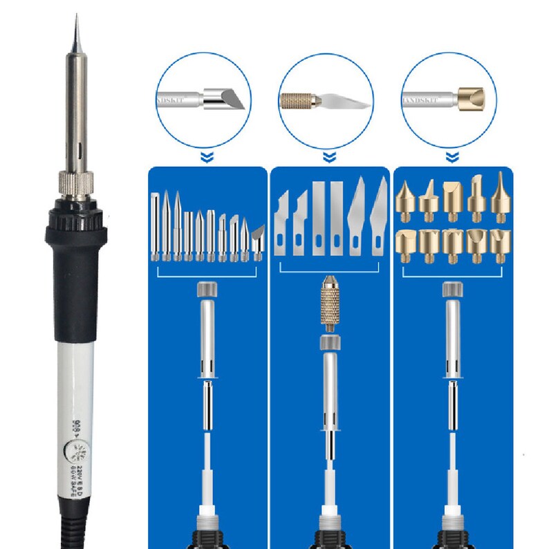 52pcs Soldering Iron Kit Jewelry Soldering Iron 60W Etsy