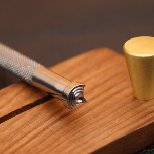 Leather Stamps, 1 Piece Professional Leather Stamping Tools for Craft Working, 304 stainless steel Leather Stamping DIY Tool
