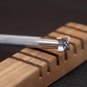 Leather Stamp, 1 Piece Professional Leather Stamping Tools for Craft Working, 304 Stainless Steel Leather Stamping DIY Tool