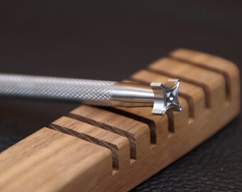 Leather Stamp, 1 Piece Professional Leather Stamping Tools for Craft Working, 304 Stainless Steel Leather Stamping DIY Tool