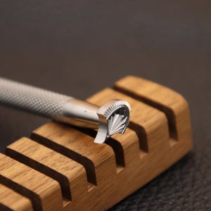 Leather Stamp, 1 Piece Professional Leather Stamping Tools for Craft Working, 304 stainless steel Leather Stamping DIY Tool