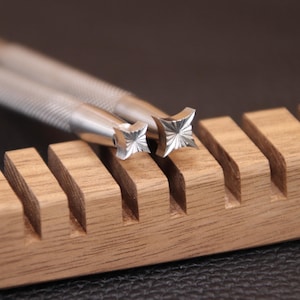 Leather Stamps, 1 Piece or 2 Pieces Professional Leather Stamping Tools for Craft Working, 304 Stainless Steel Leather Stamping DIY Tools