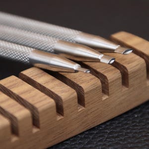 Leather Stamps, 1 Pc or 3 Pcs Set Professional Leather Stamping Tools for Craft Working, 304 Stainless Steel Leather Stamping DIY Tools