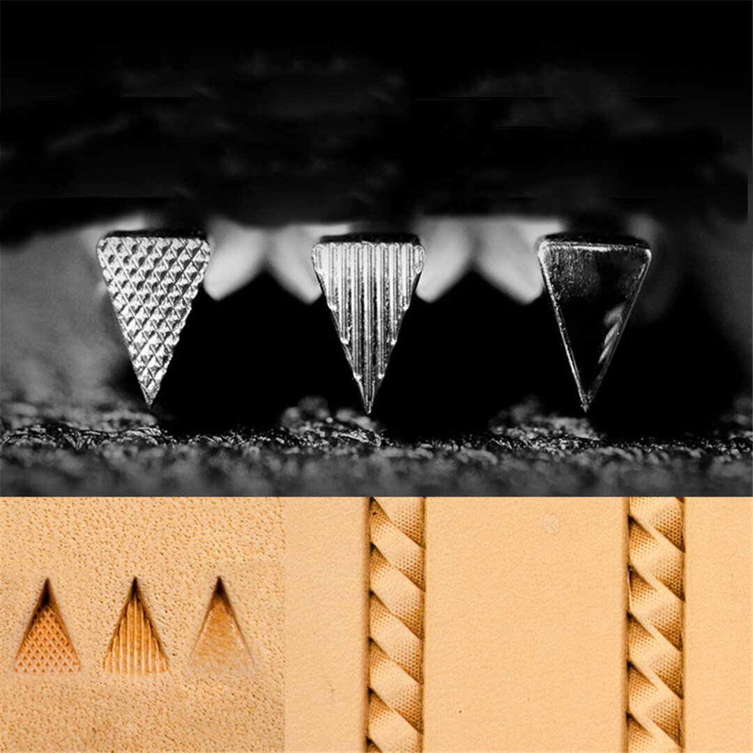 Leather Stamp Tool Stamping Carving Crafting Punches Beveler Etsy