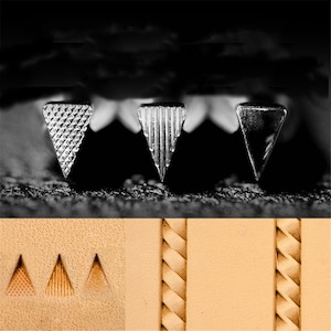 Leather Stamp Tool Stamping Carving Crafting Punches Beveler Stamps LeatherCraft Tools 304 Stainless Steel