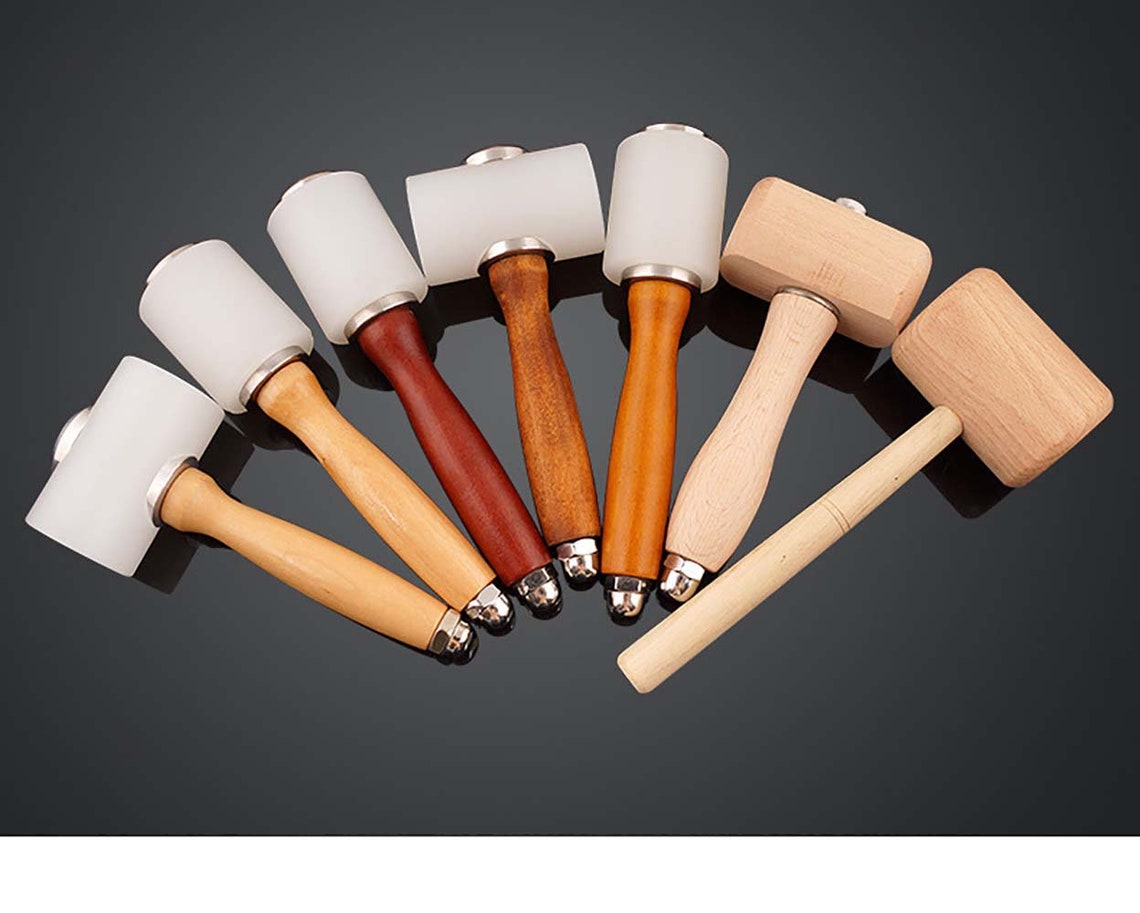 Leather Carving Nylon Hammer Mallet for Leather Work Leather Etsy