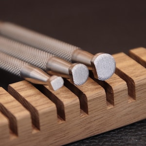 Leather Stamping Tools, 1 Pc or 3 Pcs Set Professional Leather Stamping Tools for Craft Working, 304 Stainless Steel Leather Stamps