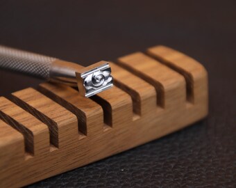 Leather Stamp, 1 Piece Professional Leather Stamping Tools for Craft Working, 304 Stainless Steel Leather Stamping DIY Tool