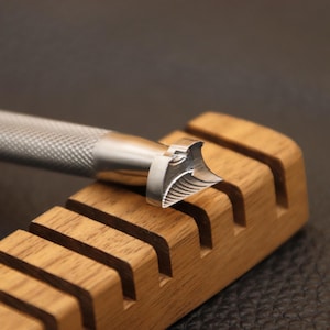 Leather Stamp, 1 Piece Professional Leather Stamping Tools for Craft Working, 304 Stainless Steel Leather Stamping DIY Tool