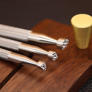 Leather Stamps, 1 Pc or 3 Pcs Set Professional Leather Stamping Tools for Craft Working, 304 Stainless Steel Leather Stamping DIY Tools