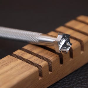 Leather Stamp, 1 Piece Professional Leather Stamping Tools for Craft Working, 304 stainless steel Leather Stamping DIY Tool