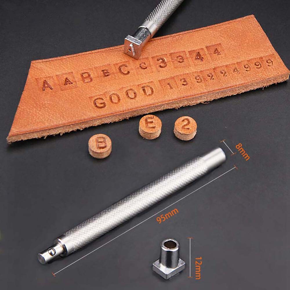 36 PCS Leather Stamping Tool Set Metal Letter and Number Etsy