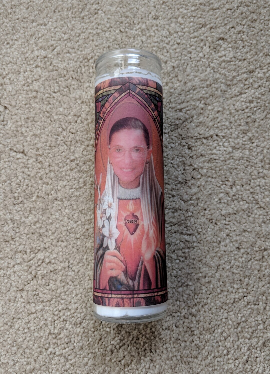 Ruth Bader Ginsburg Celebrity Prayer Candle - Etsy