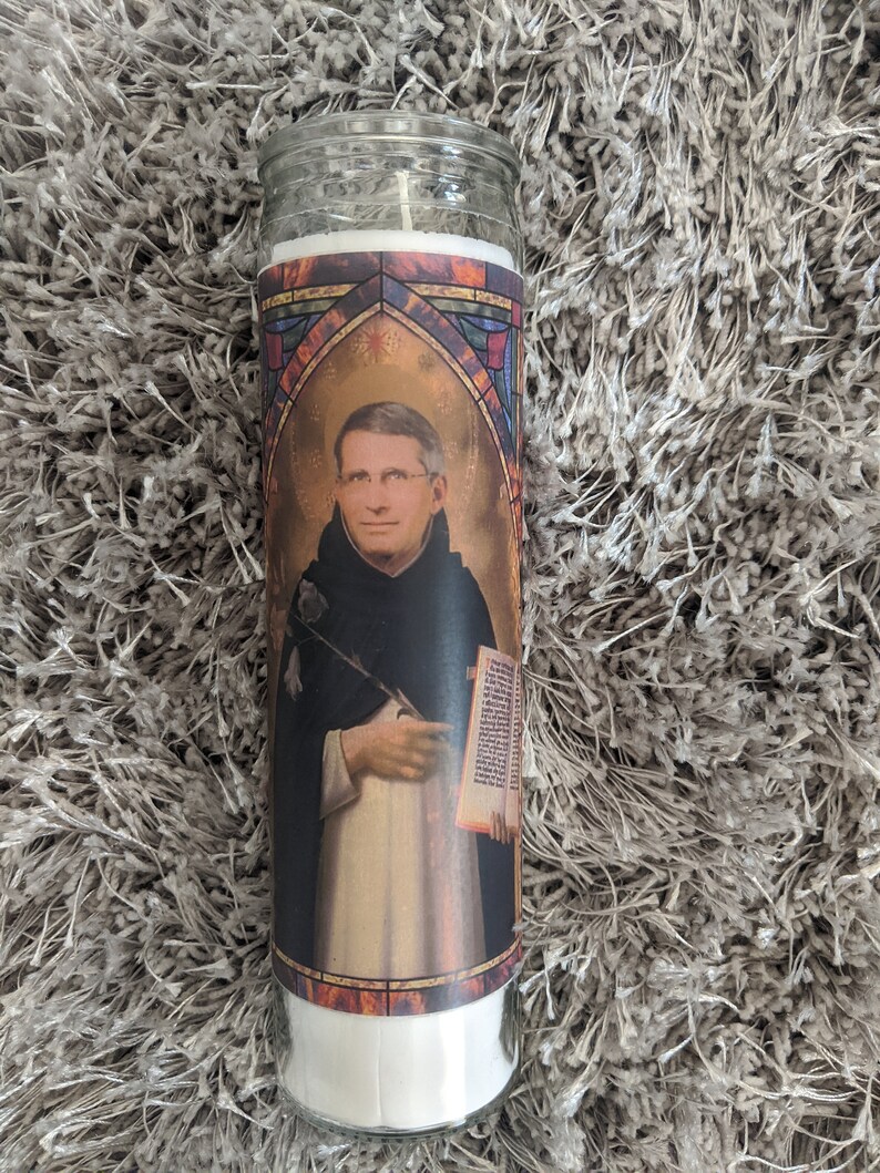 Dr. Anthony Fauci Celebrity Prayer Candle Etsy