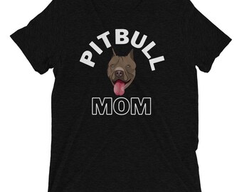 Pitbull Mom - Premium Unisex short sleeve t-shirt