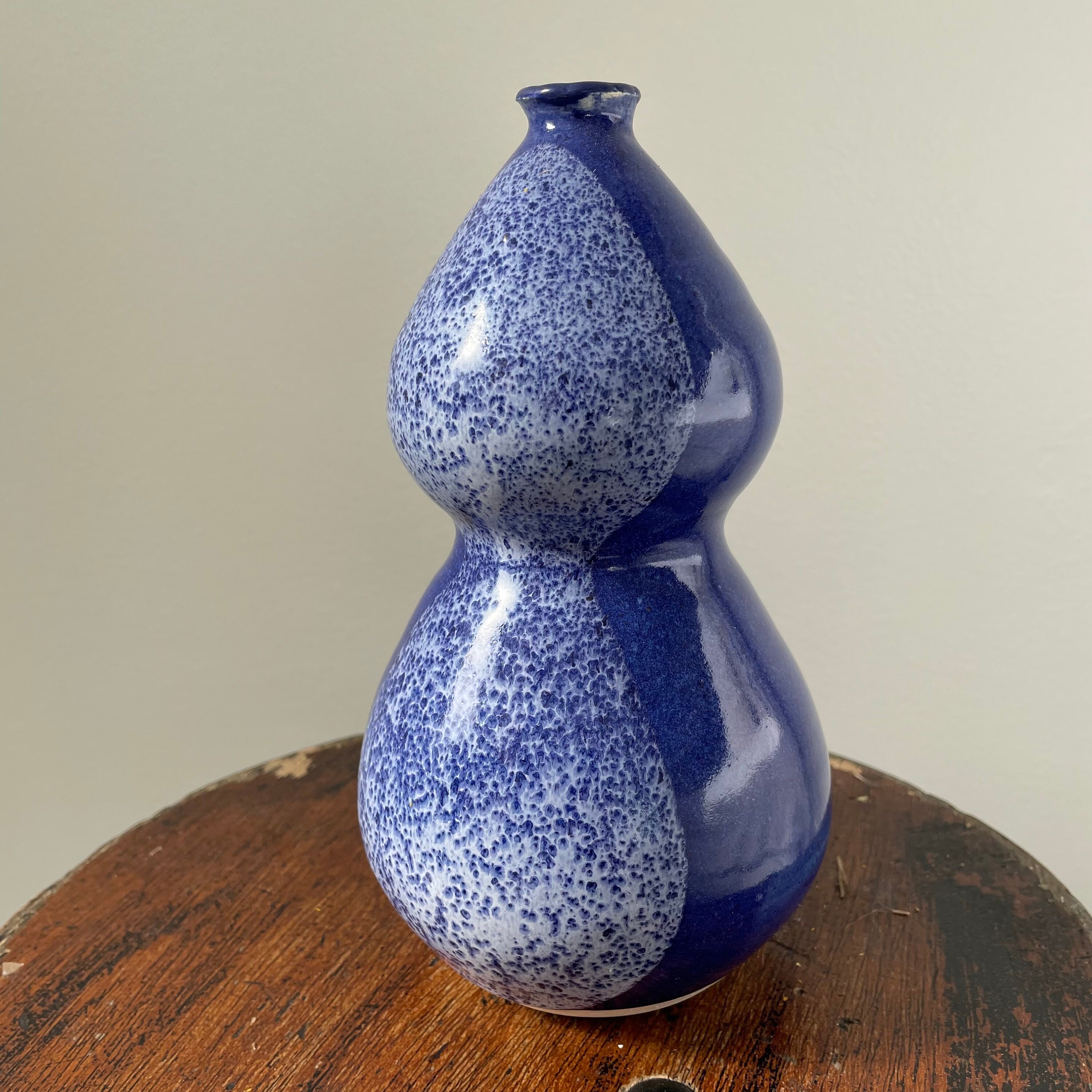 Blue and White Bubble Vase Etsy