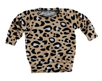 baby leopard sweater