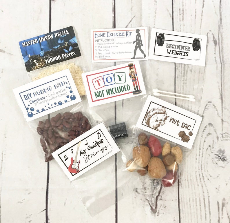 Gag Gift Printables DIY Last Minute Gag Gift for White Etsy