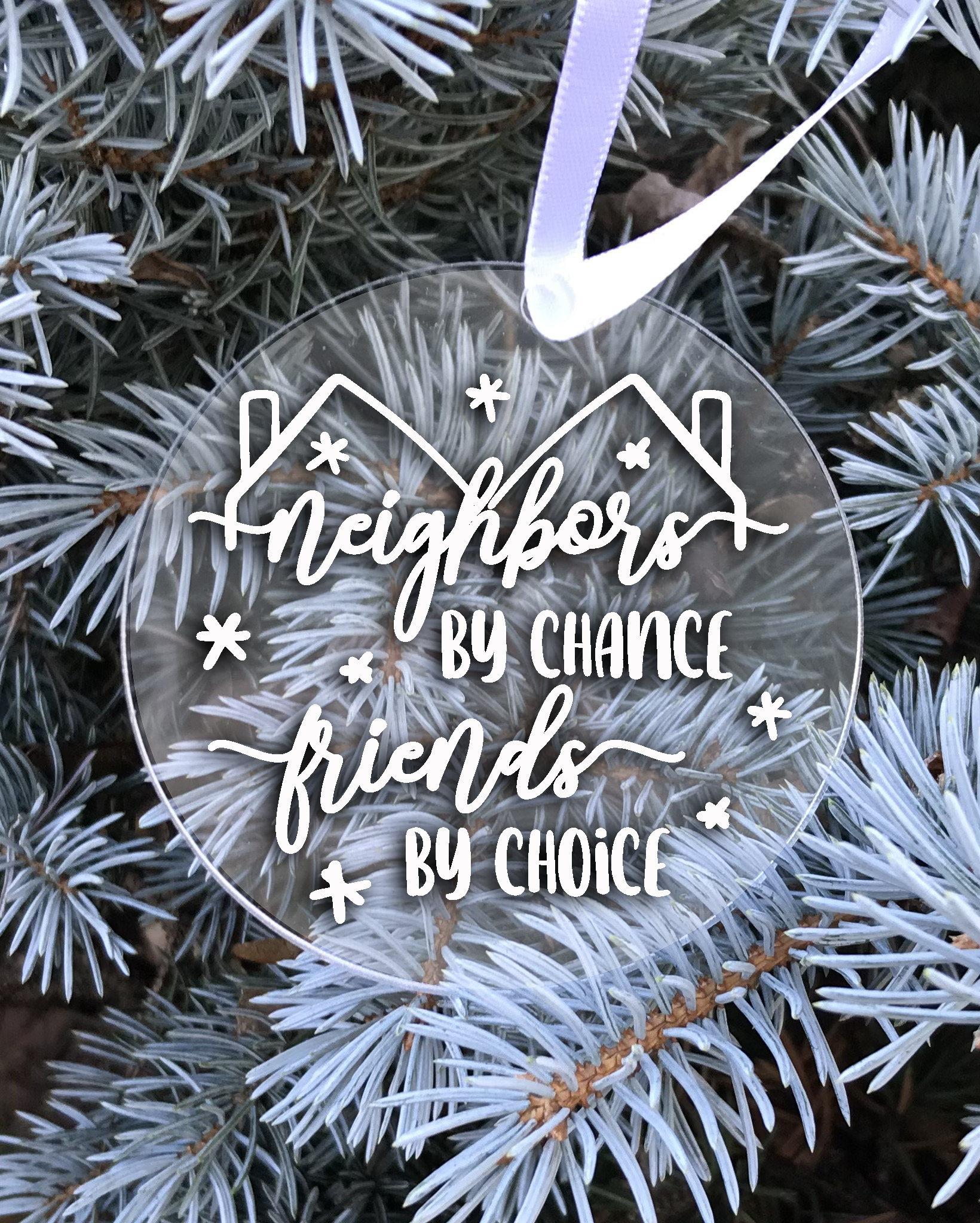 Neighbor Christmas Ornament SVG, Friends Graphic by Premium Digital Files ·  Creative Fabrica