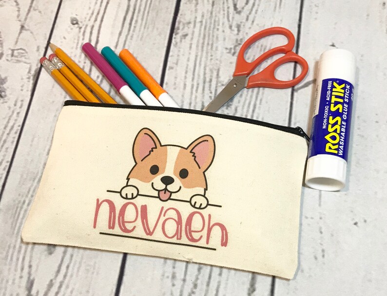 corgi pencil case