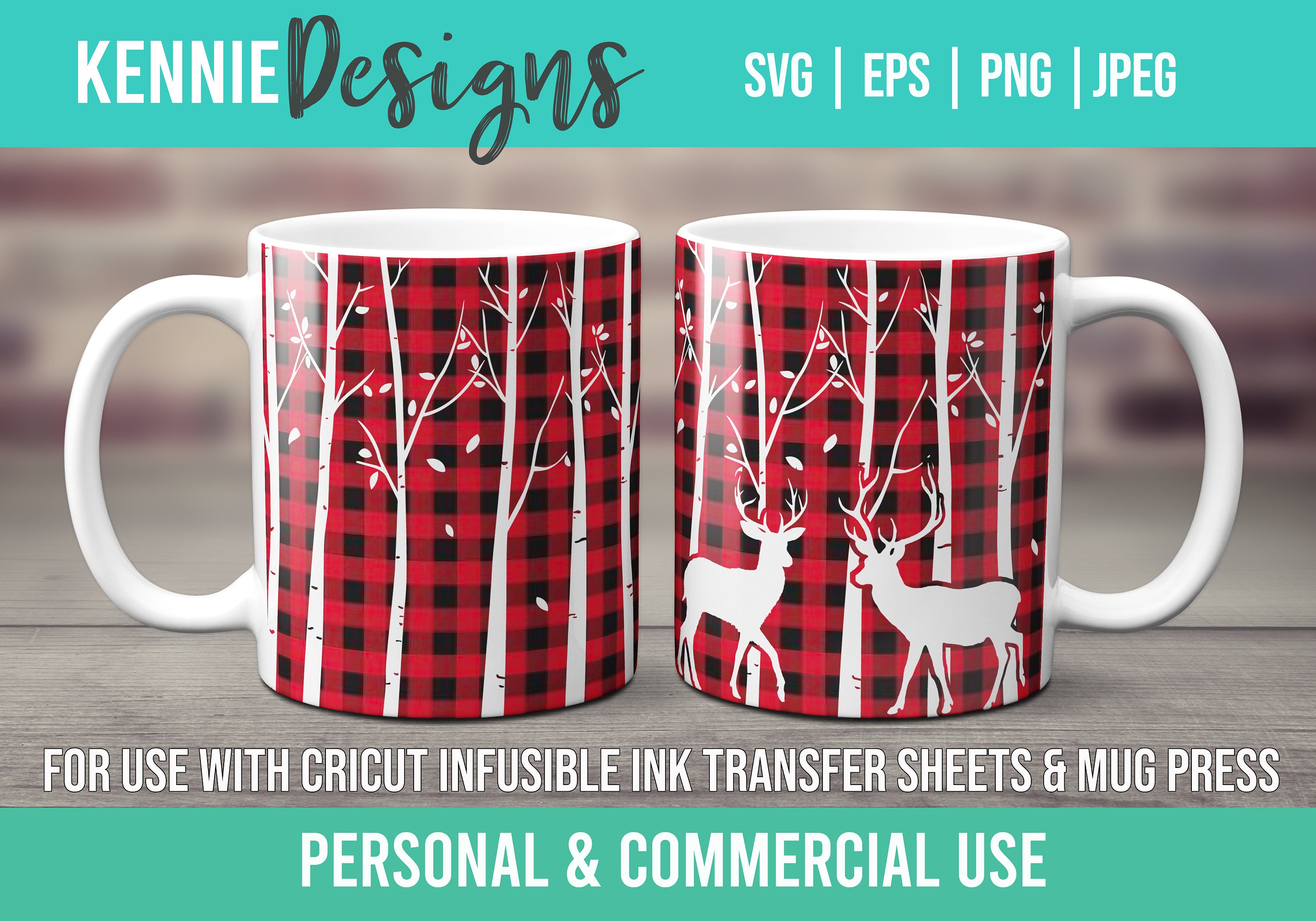 Cricut, Kitchen, Cricut Mugs Set Of 2 For Infusible Ink And Sublimation  Brand New In Box 5 Oz