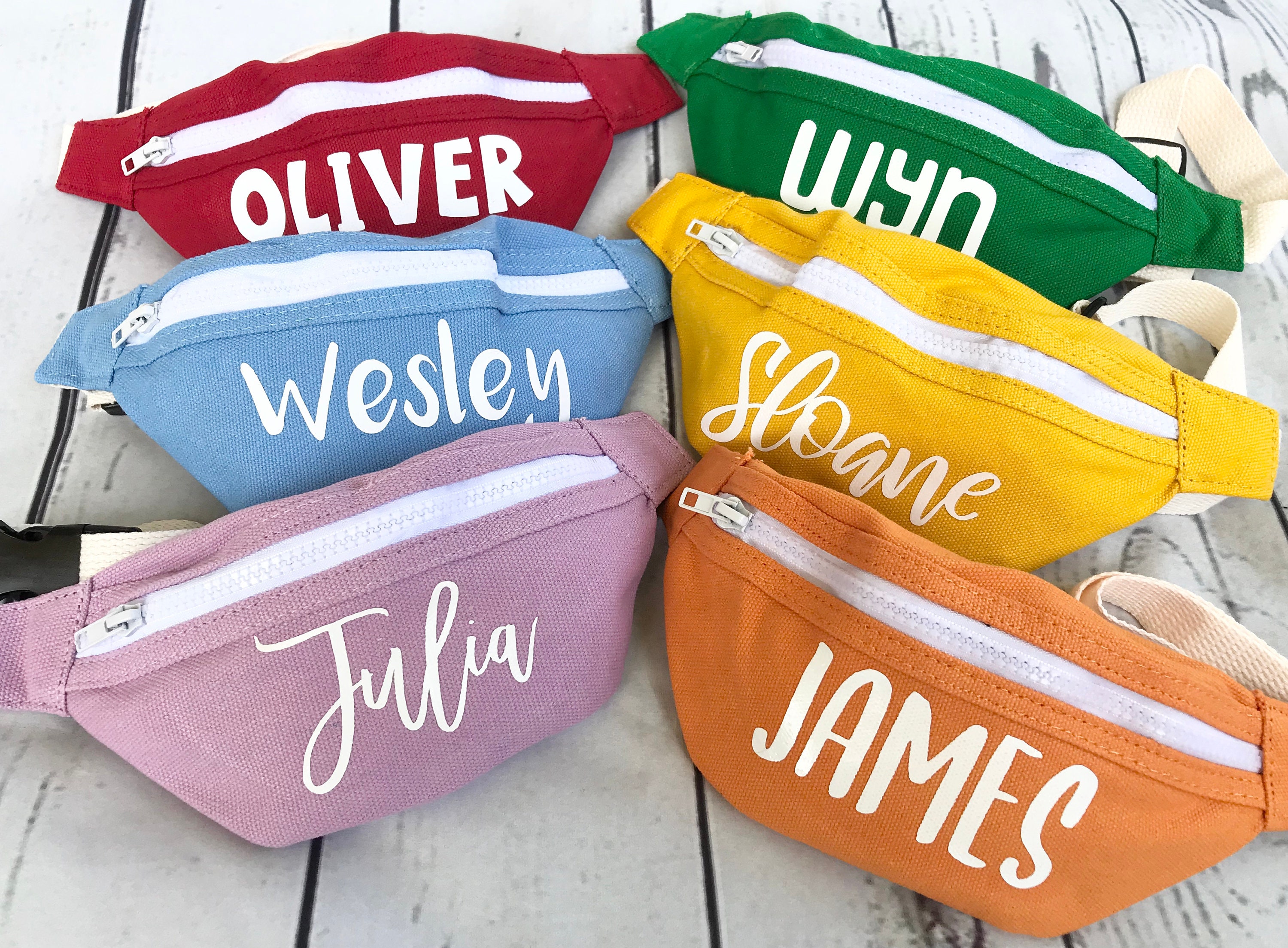 Personalized Kids Fanny Pack Custom waist bag with name Joey Etsy