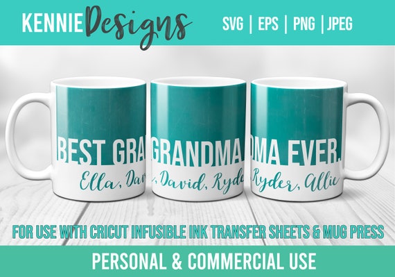 Mug message best granny porcelain blanc / noir - J-Line
