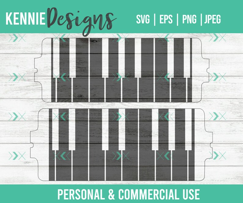 Piano Keyboard Mug Wrap SVG Template for Infusible Ink Sheets Etsy