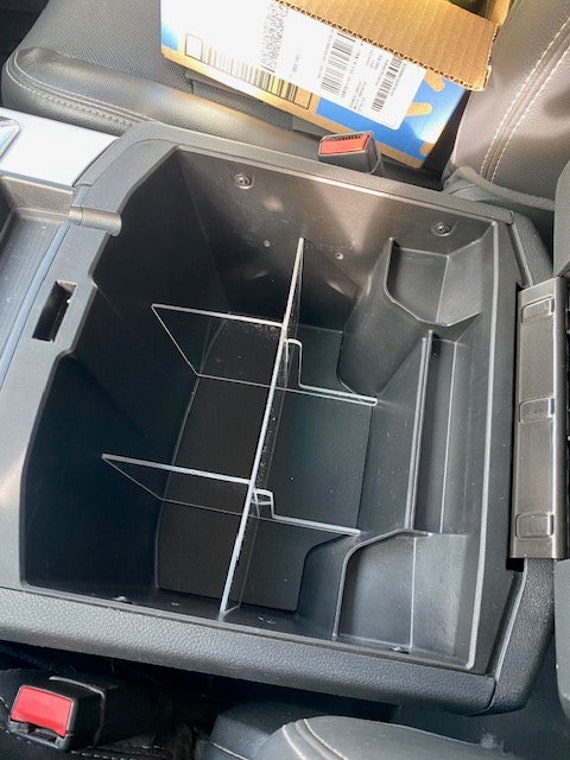 Organizer Console Centrale Ruiya Per Dodge RAM 1500 2009-2018 - Portaoggetti Da Bracciolo Con Base Antiscivolo