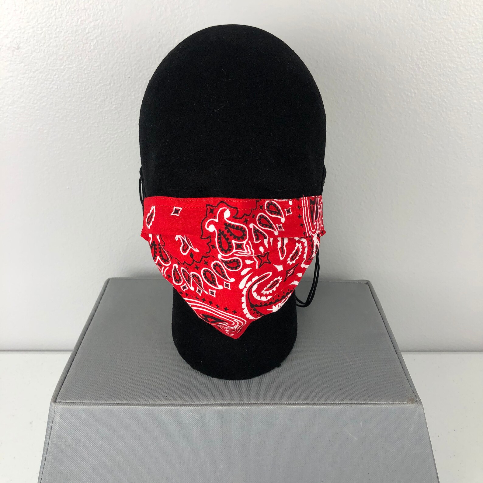 Large Red Bandana Made in USA 100 Cotton Face Mask Etsy