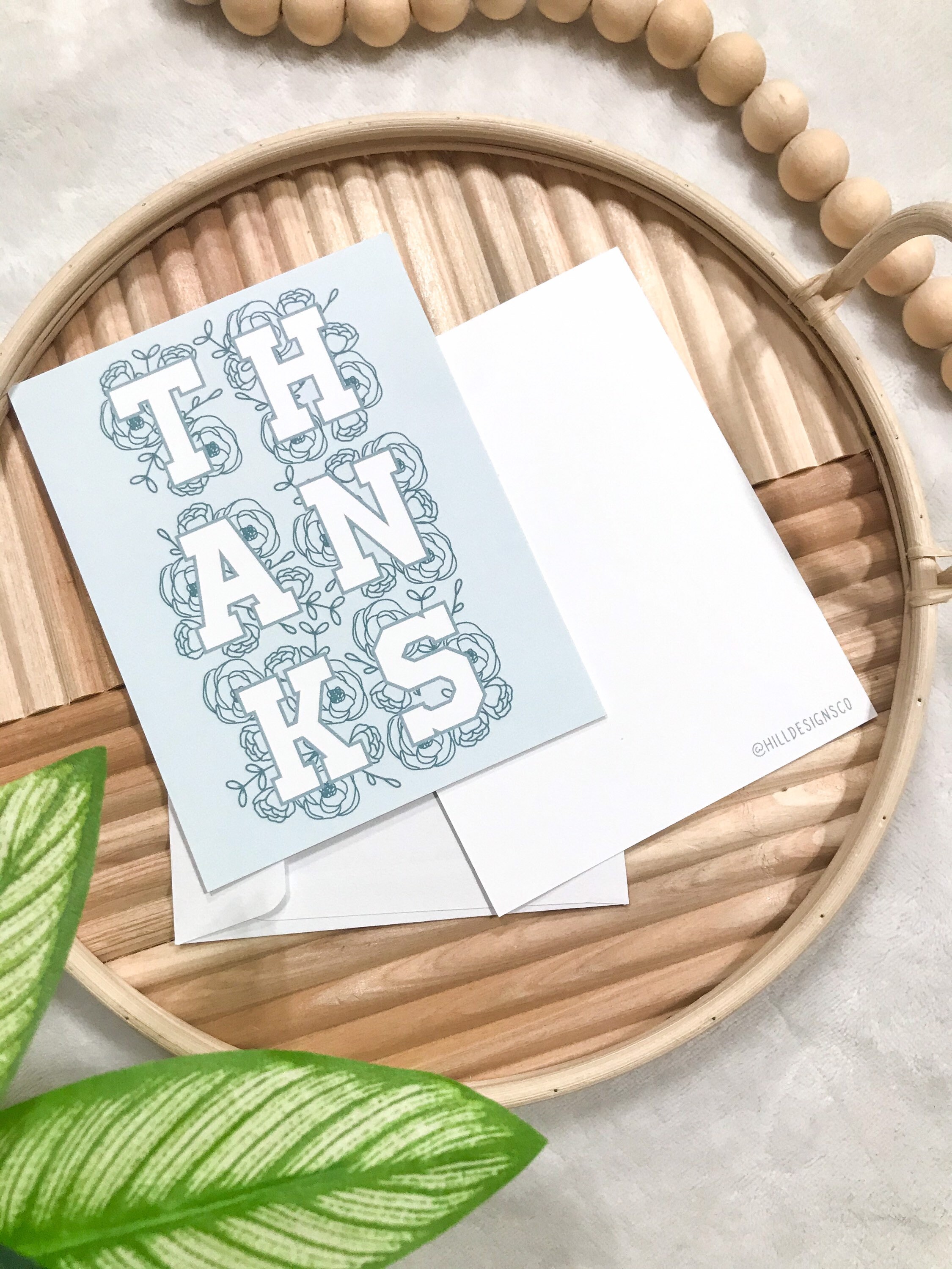 5 PACK Thank You Cards / Card Bundle Pack / Thanks Floral Etsy