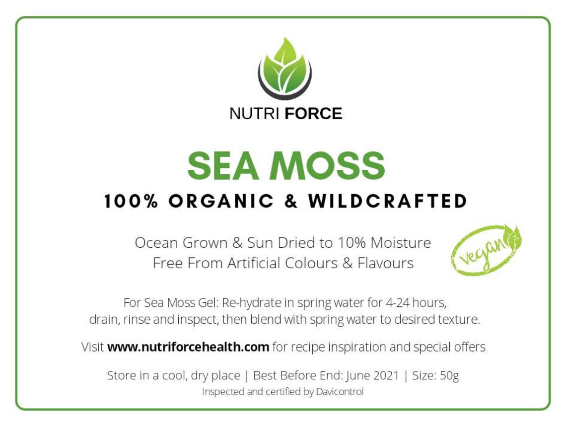 Sea Moss 100 Organic & Wildcrafted 25g 3kg Etsy