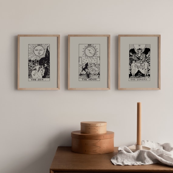 Tarot card wall print hotsell