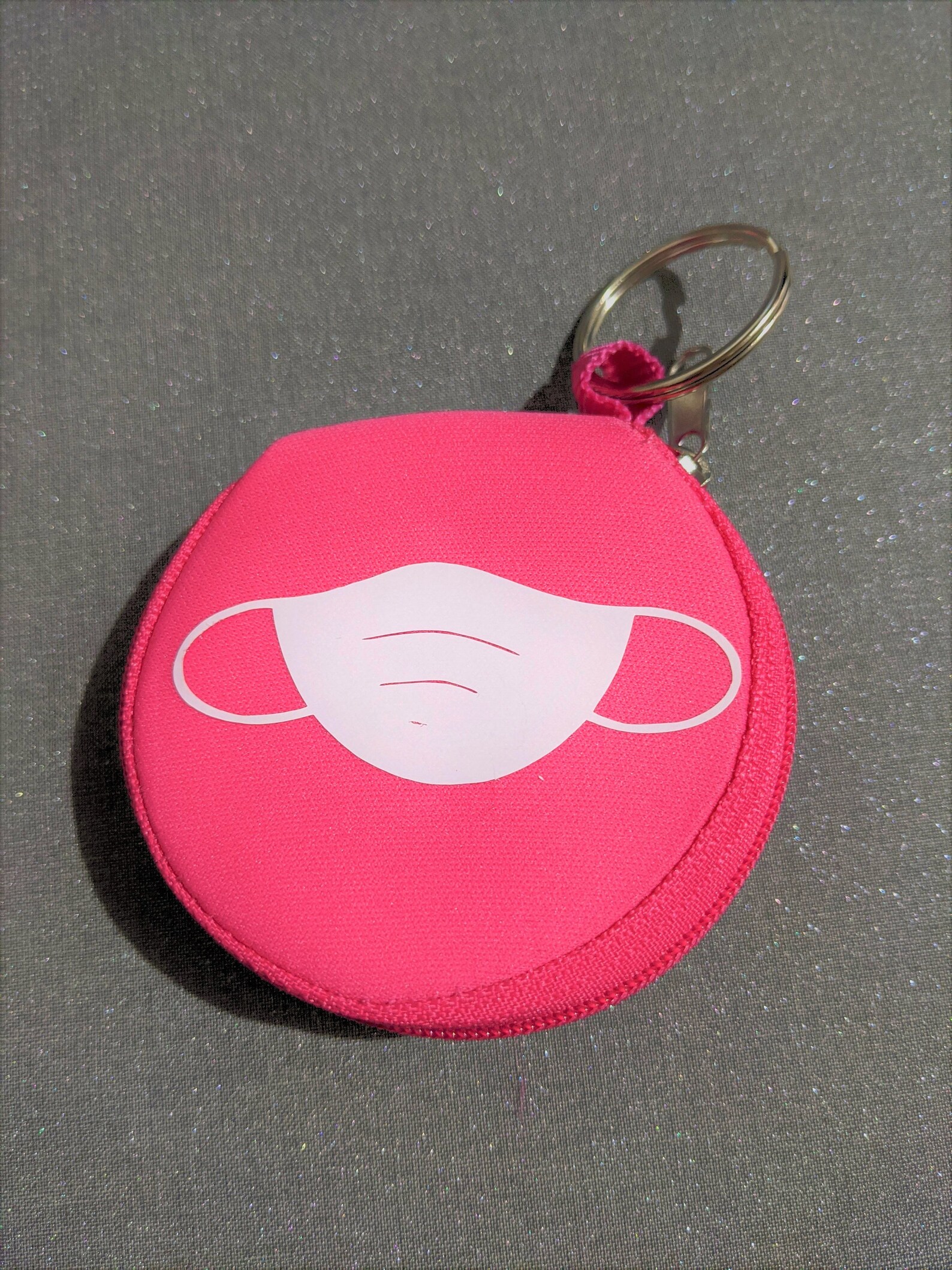 Face Mask Pouch Keychain Etsy