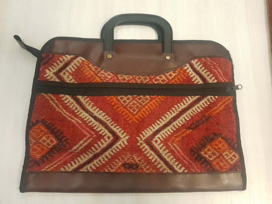 Vintage Handmade Original Rug Bag - Etsy