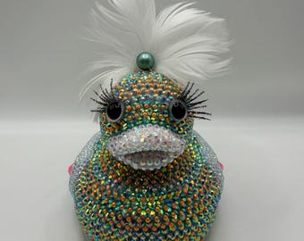 Pato brillante y deslumbrante de corista