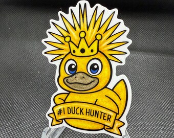 Pegatina de pato número 1 Duck Hunter