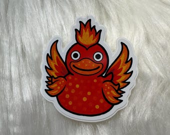 Pegatina del pato fénix - Pequeño
