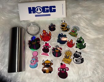 Paquete de pegatinas de pato y vaso de 20 oz