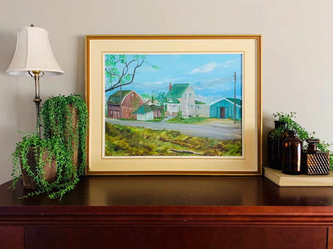 Painter R. Wilcox Original Painting, Artist Signed, R. O. Wilcox, Vintage - Etsy