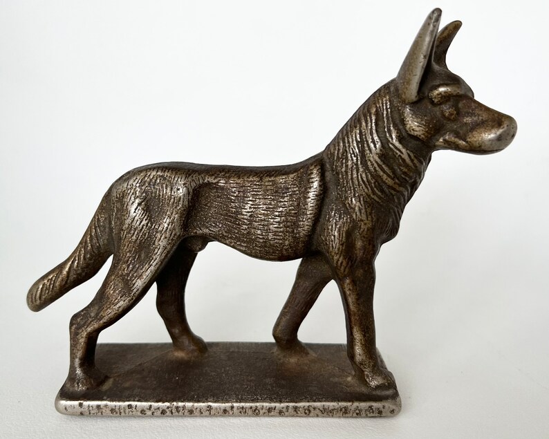 1920s Cast Iron German Shepherd Figurine Bookend Doorstop Etsy